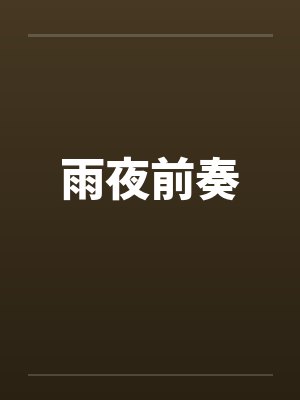 雨夜前奏 雨夜前奏